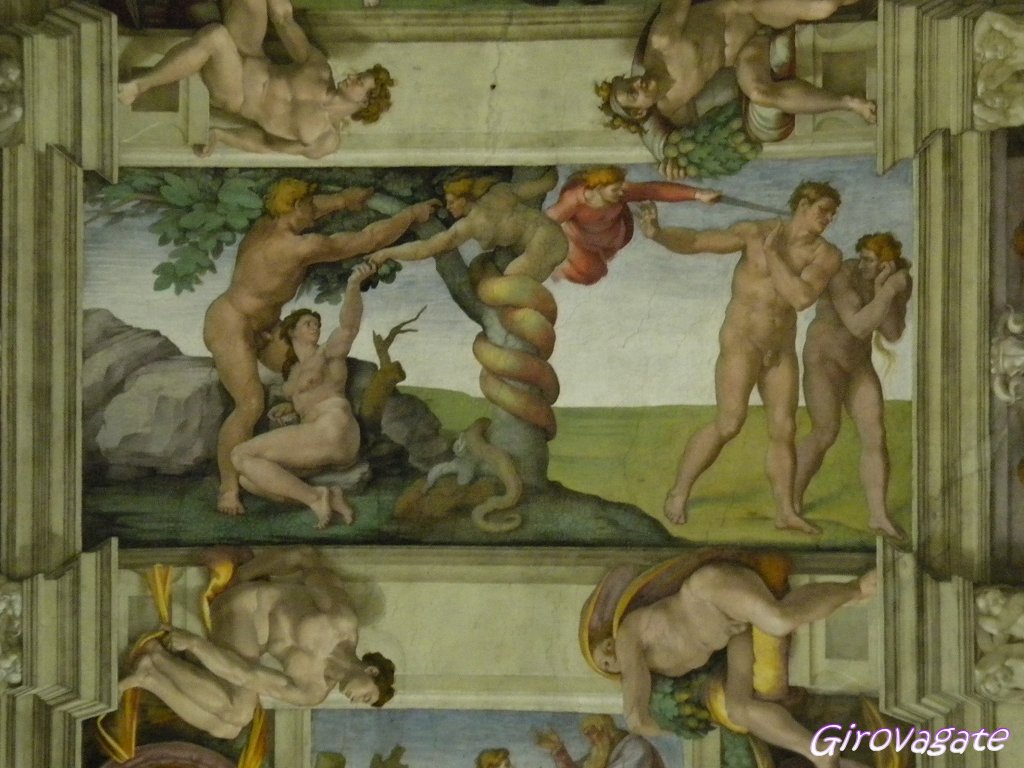 peccato originale Michelangelo Cappella Sistina