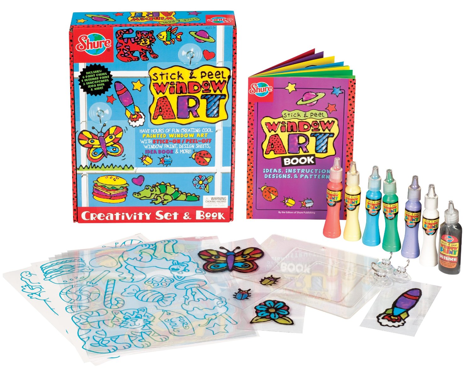 DocStockerStore T.S. Shure Stick and Peel Window Art Creativity Set