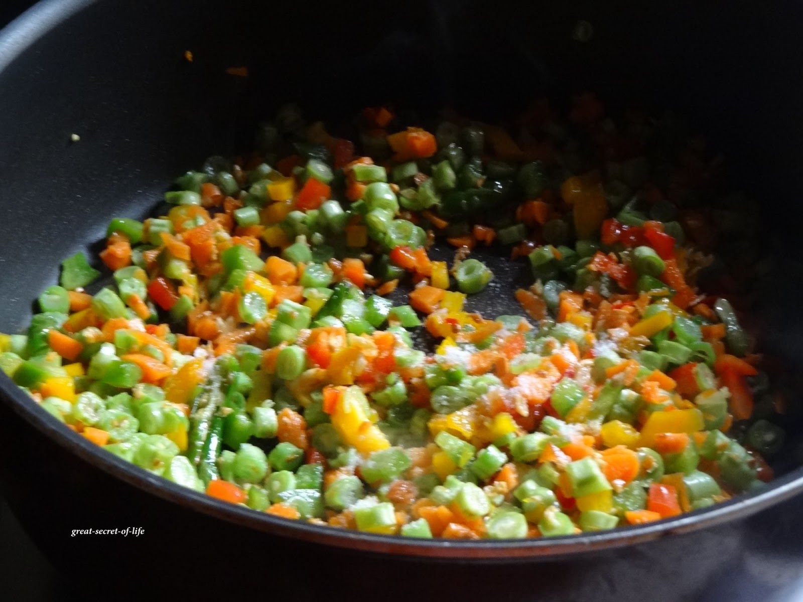 Thai Spicy basil rice Vegetaraian Greatsecretoflife