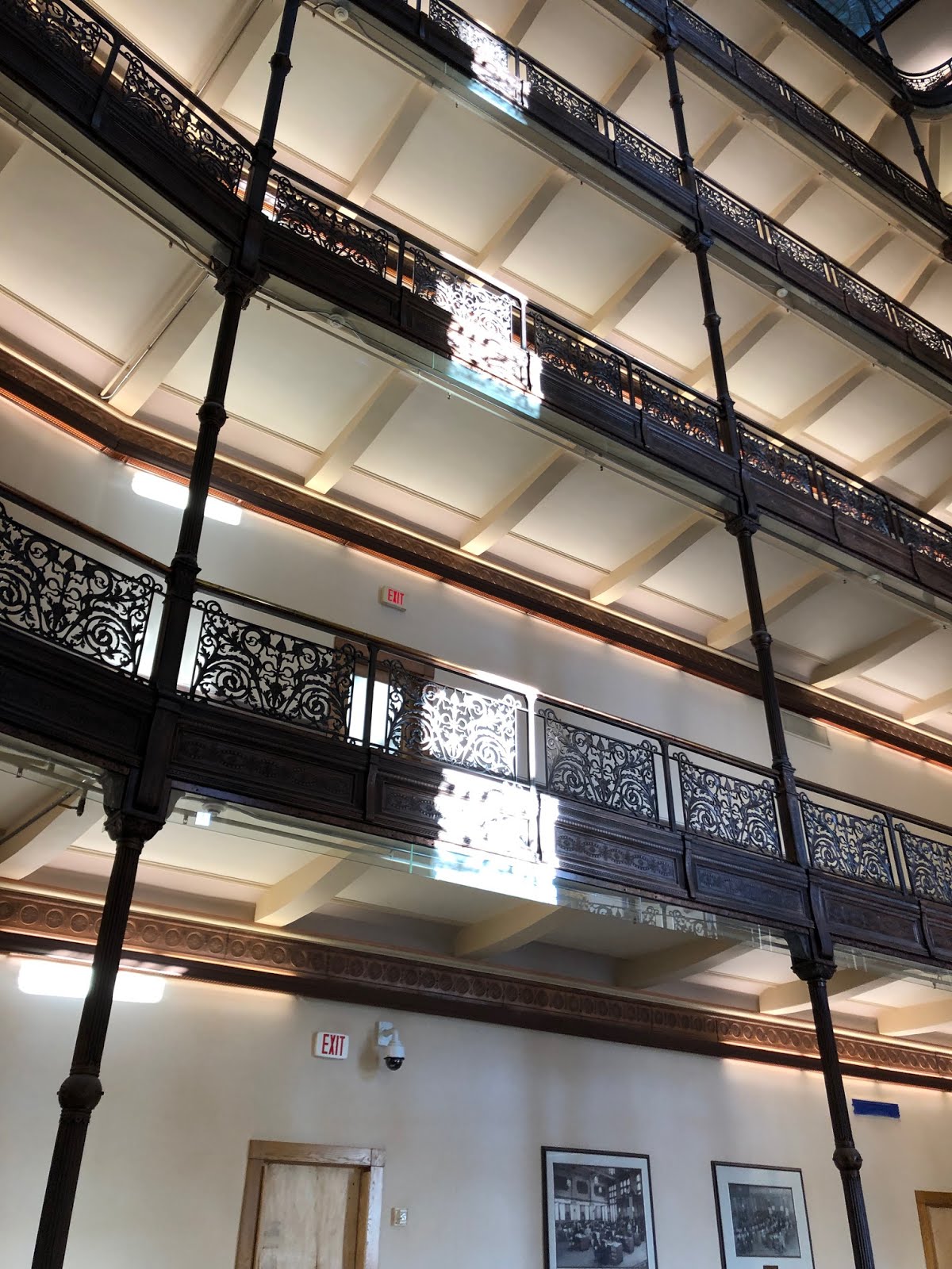 Skylight illumination in Milwaukee City Hall