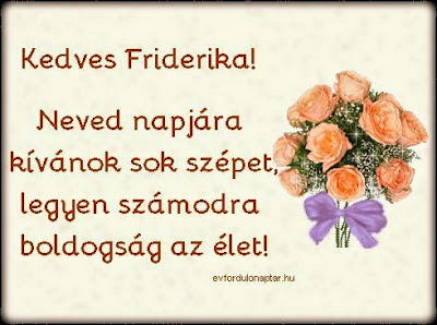 Friderika névnap - szeptember 20