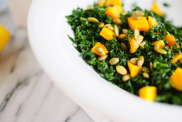 Massaged Kale Salad | Pomelo Blog by Brittany Wood