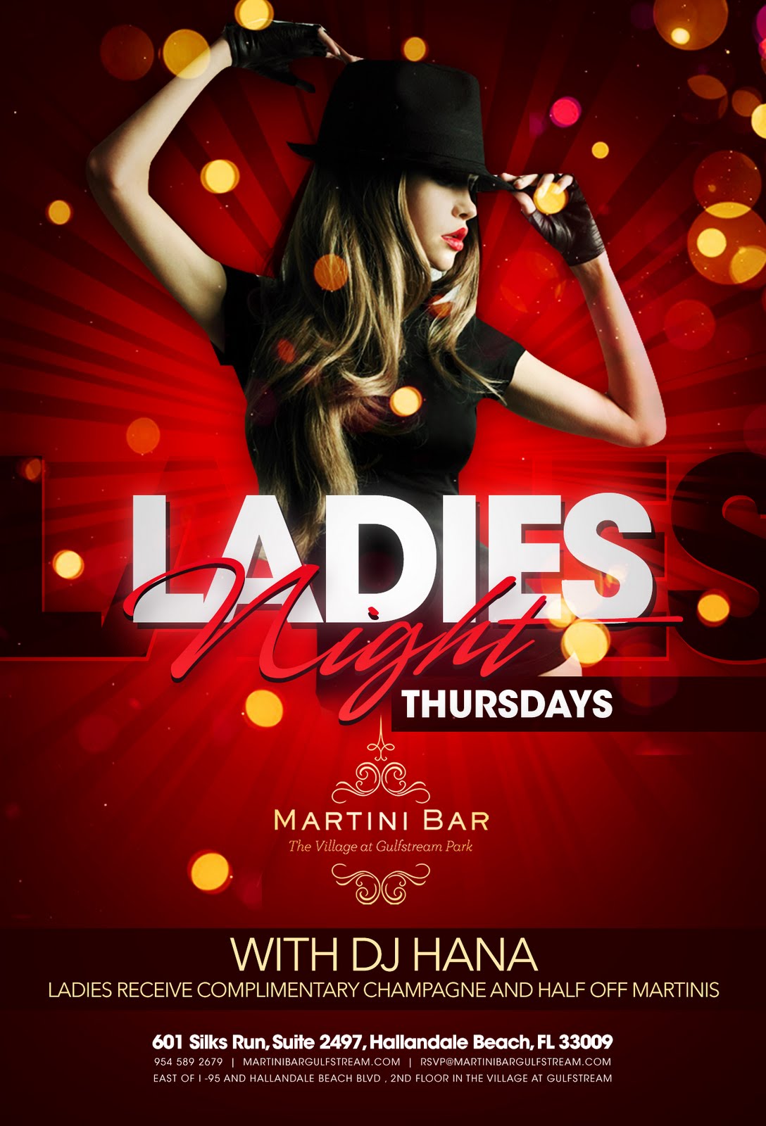 MARKETING IN MIAMI LADIES NIGHT MARTINI BAR GULFSTREAM