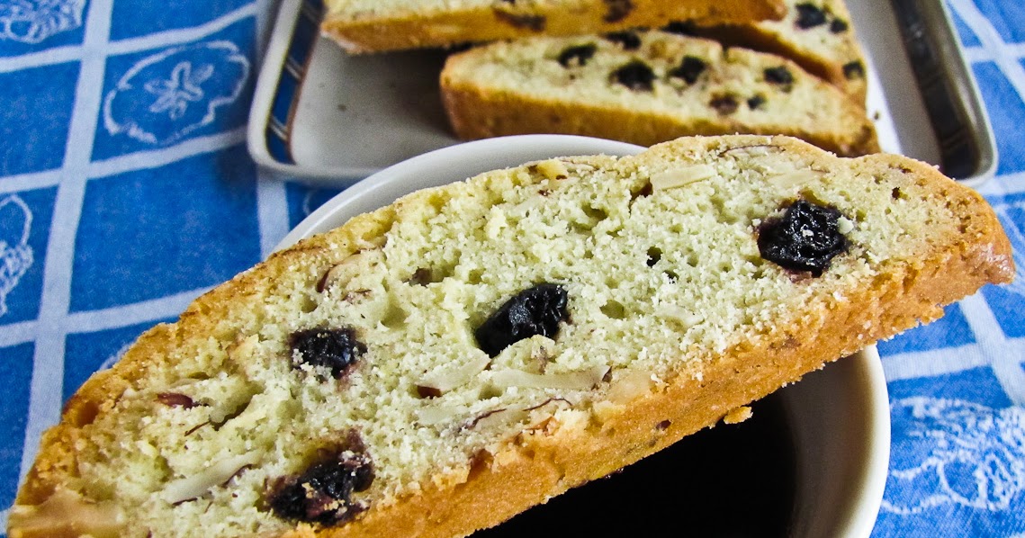 OnTheMoveIn the Galley Blueberry Almond Biscotti