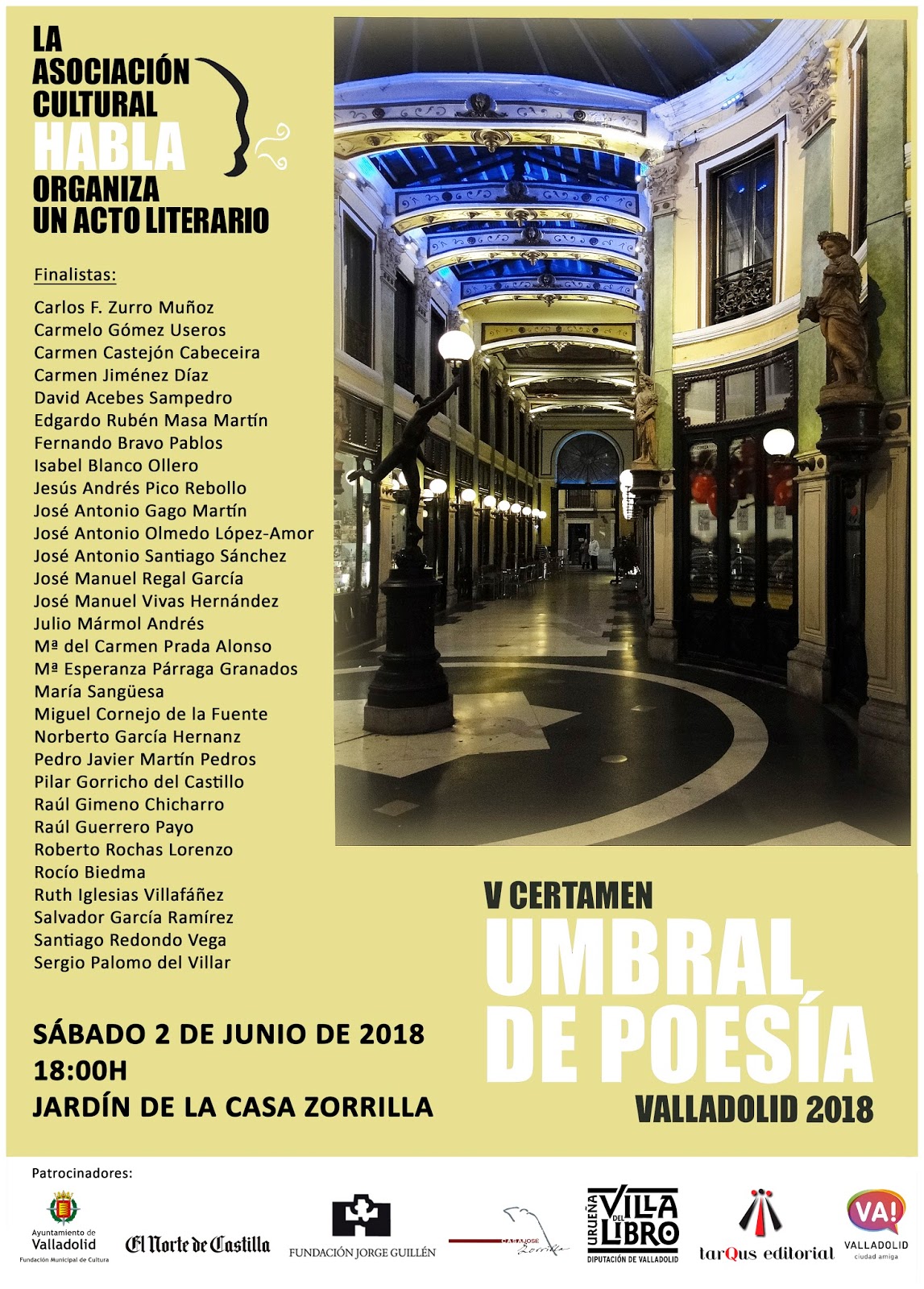 V CERTAMEN UMBRAL DE POESÍA