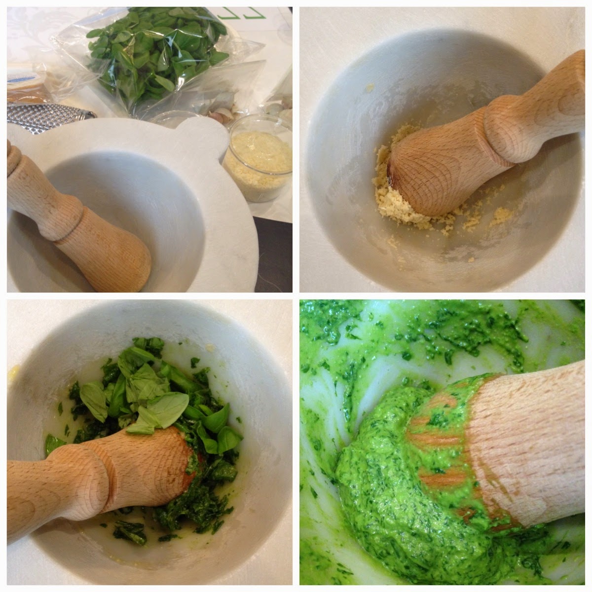 LE CINQUE ERBE Il PESTO genovese al mortaio, patrimonio culturale