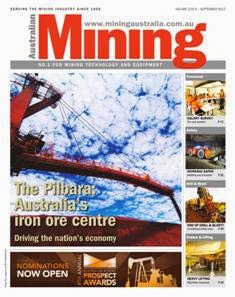 Australian Mining - September 2012 | ISSN 0004-976X | TRUE PDF | Mensile | Professionisti | Impianti | Lavoro | Distribuzione
Established in 1908, Australian Mining magazine keeps you informed on the latest news and innovation in the industry.