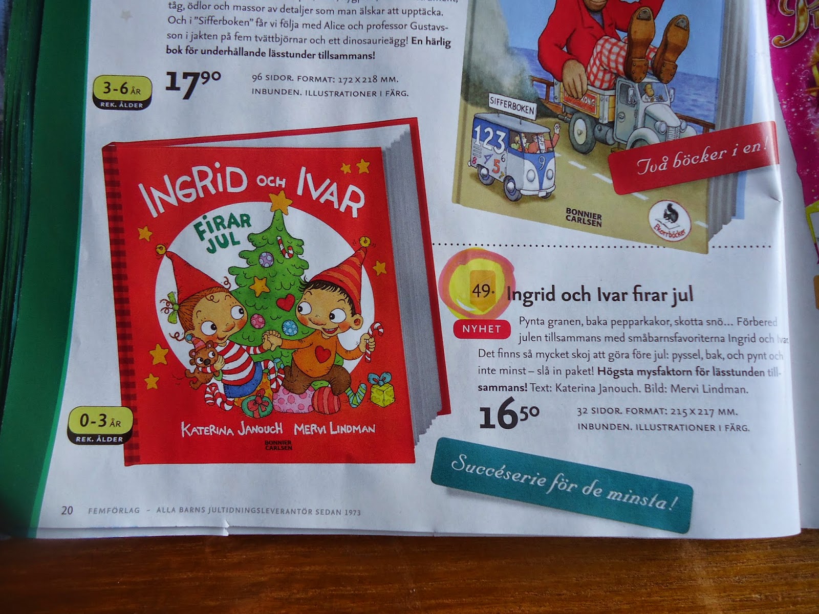 Vardagsglimtar Böcker och tidningar till jultomtens säck