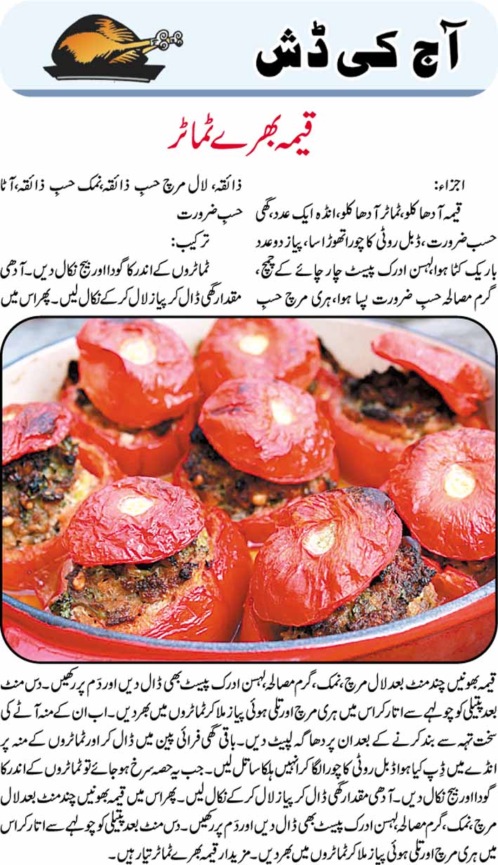 recipes Keema Tomato Recipe in Urdu