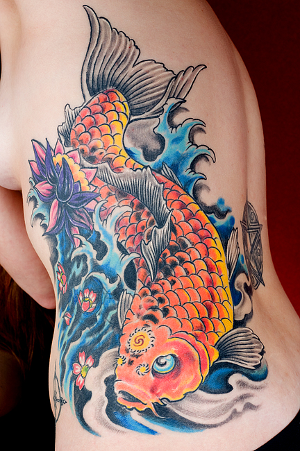 Top 10 Best Koi Fish Tattoos