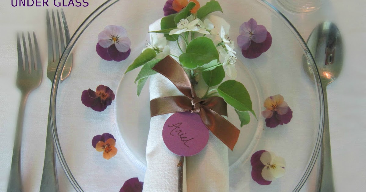 Design Megillah Pressed Flowers Under Glass