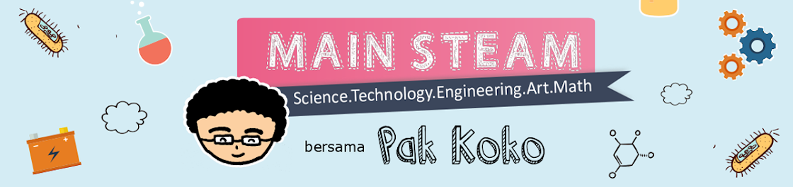 Main STEAM (Science.Technology.Engineering.Arts.Math) bersama Pak Koko