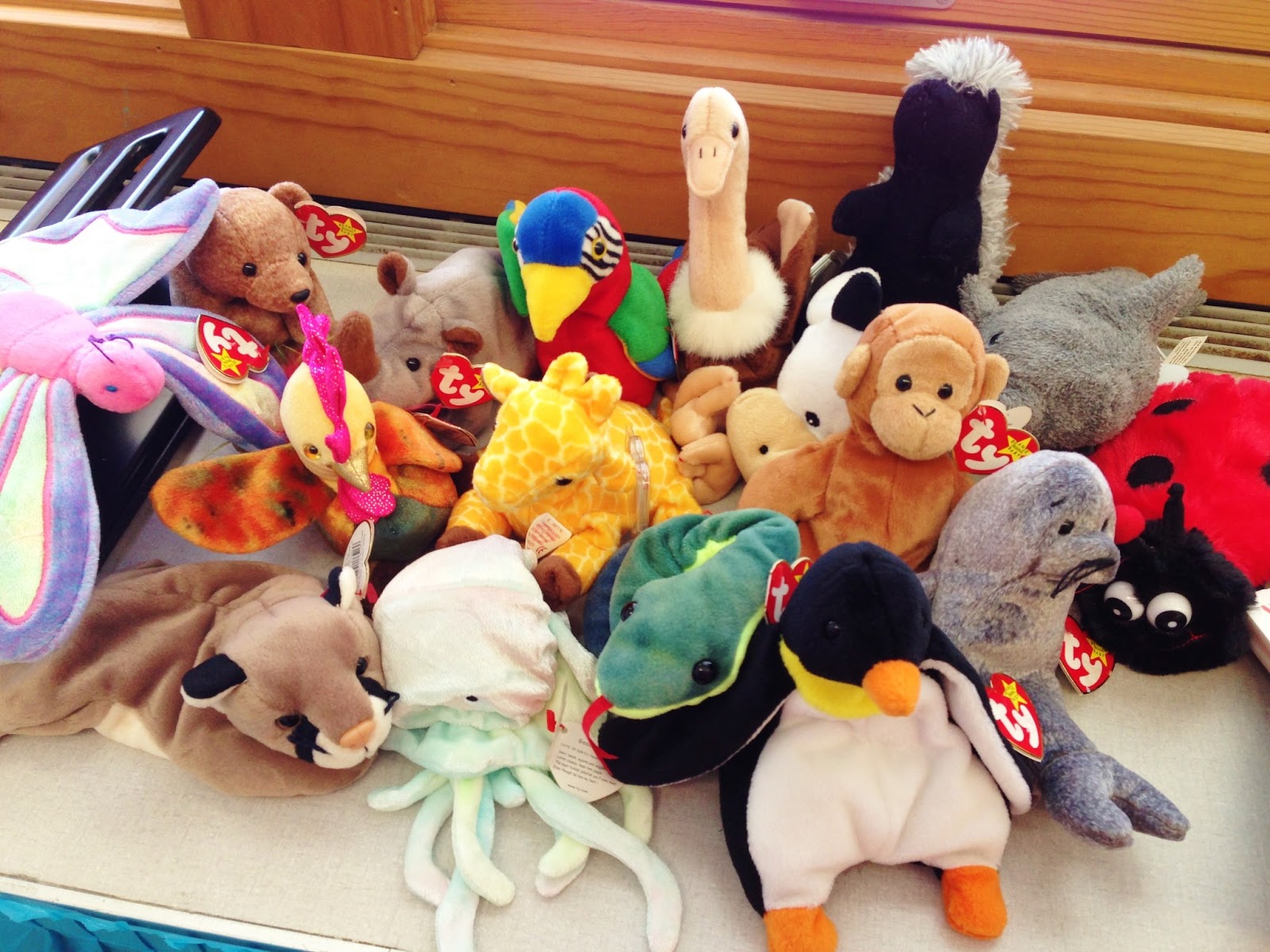 ty beanie babies filled with spider eggs