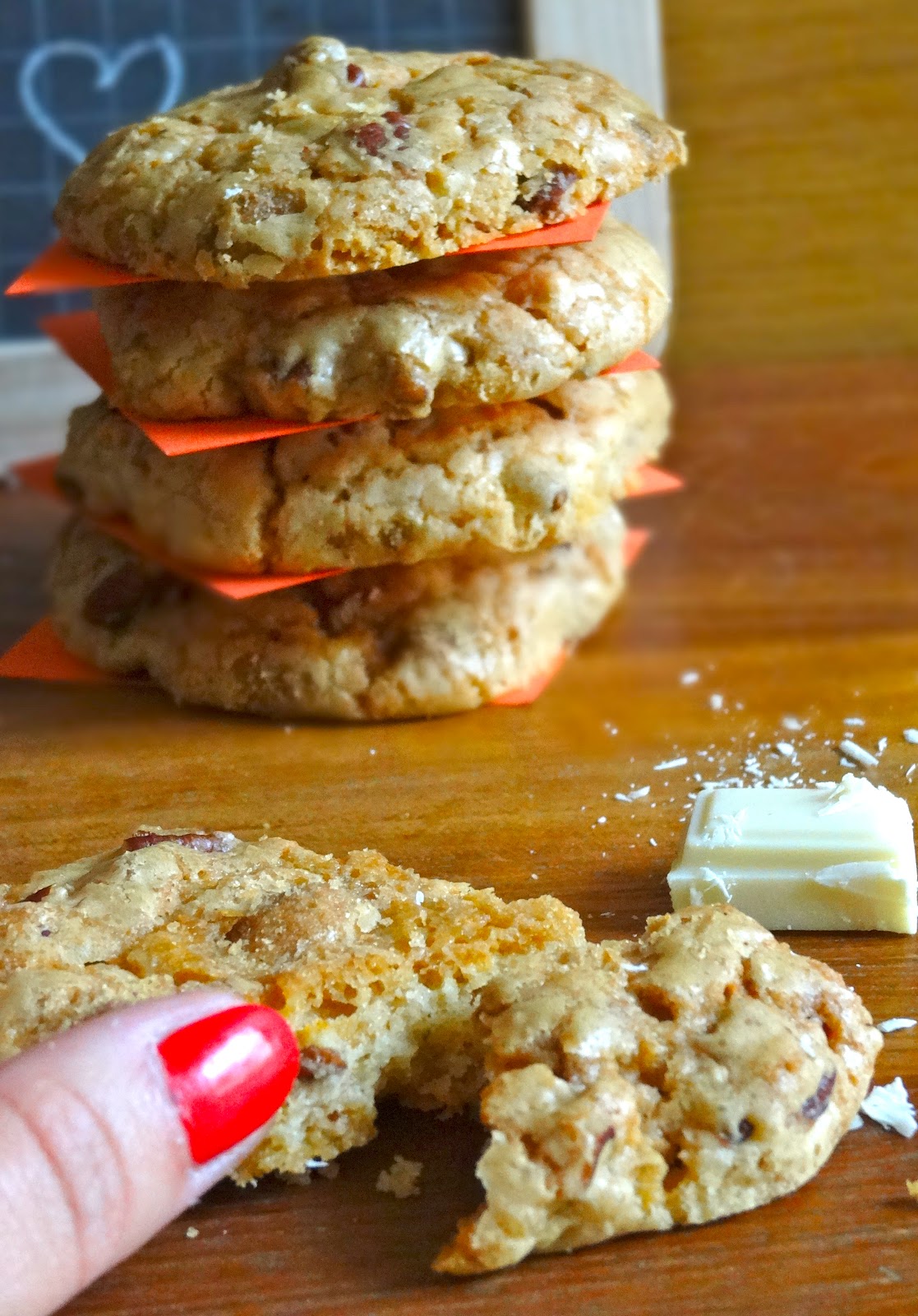Mamzellepsycho Cookies chocolat blanc et noix de pécan