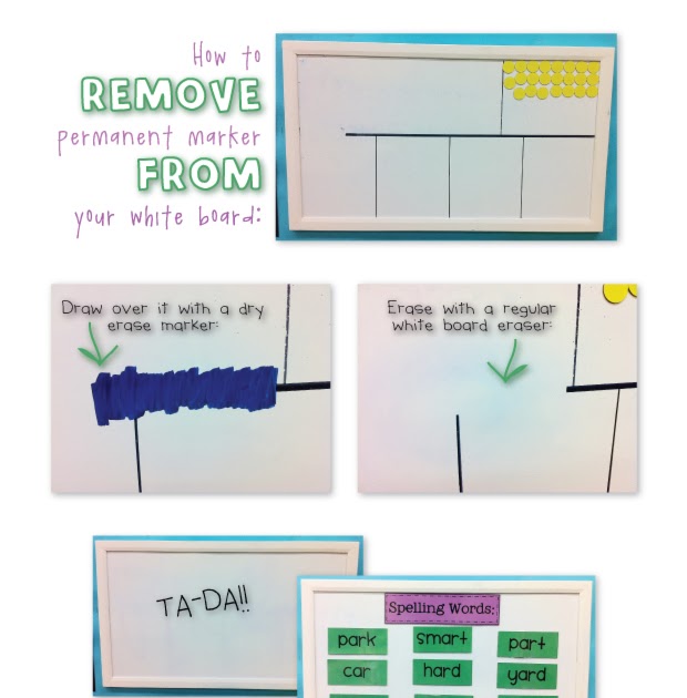 the teacher wife teacher tip permanent markers & whiteboards