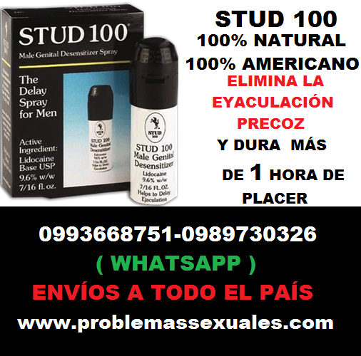 STUD 100: PARA LA EYACULACIÓN PRECOZ Y LARGA DURACIÓN SEXUAL