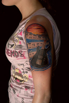 My Tattoo Designs Bass Guitar Tattoos