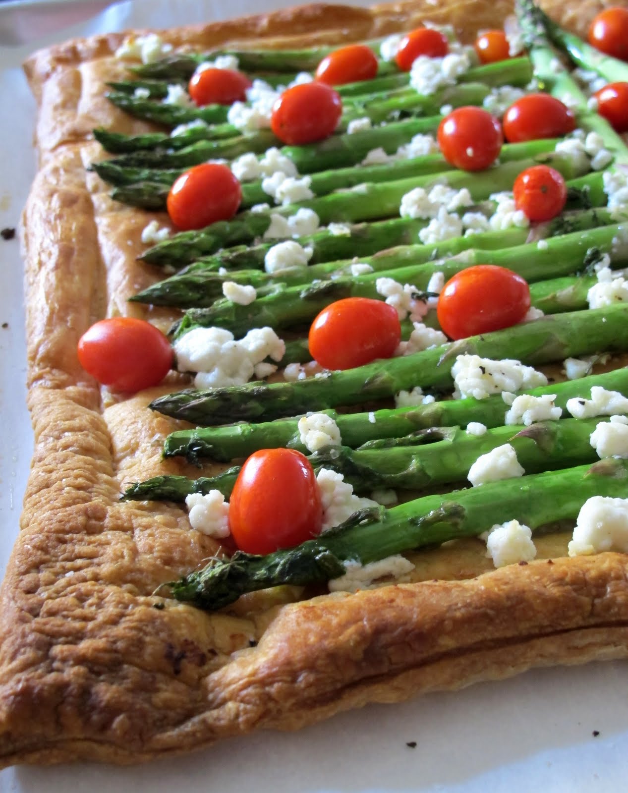 A Toast to Taste Asparagus Tart