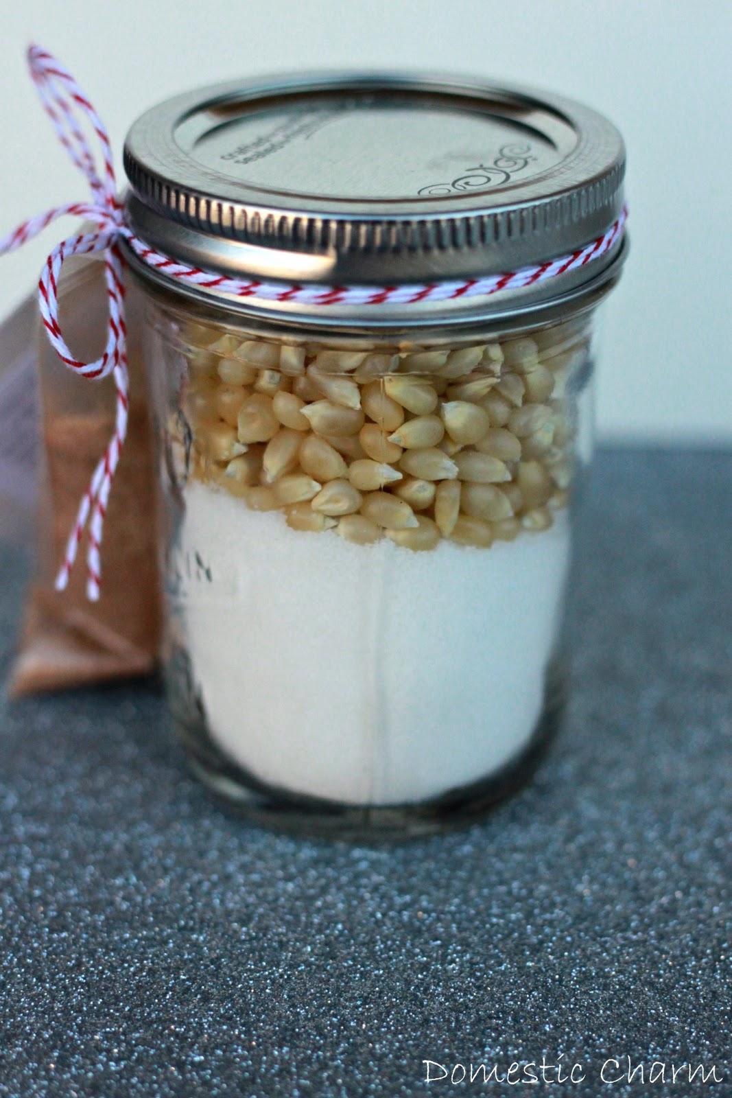 Domestic Charm Cinnamon Sugar Popcorn Mason Jar Gifts