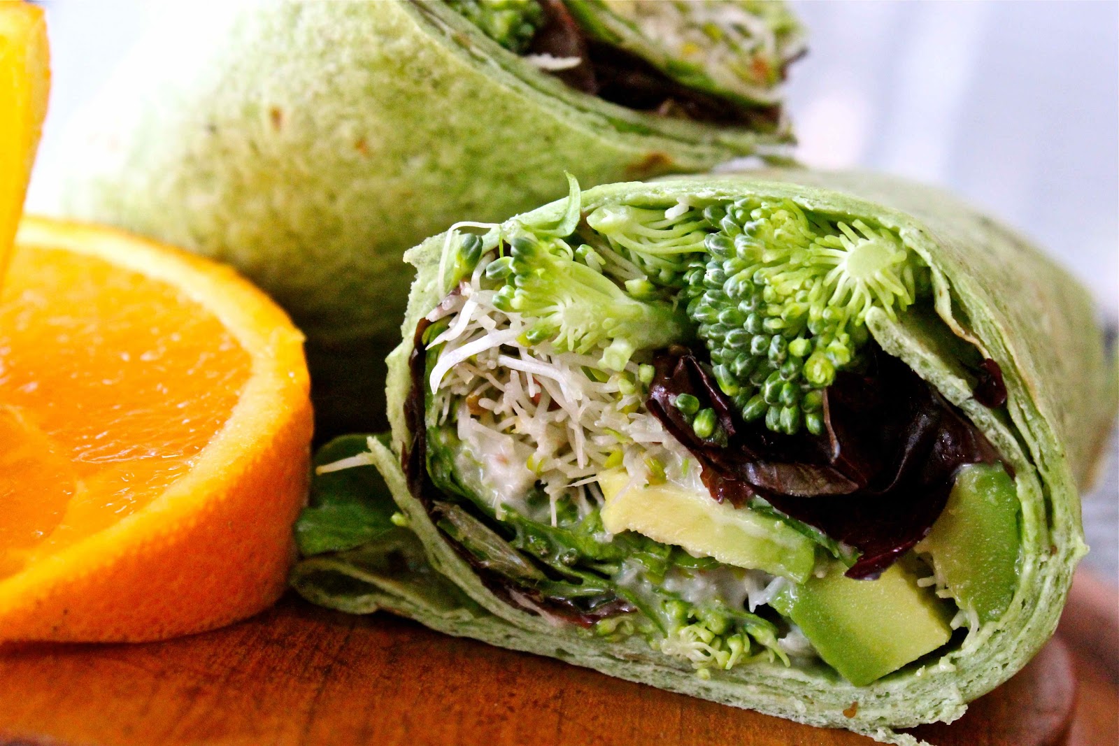Katherine Garden Spinach Herb Wraps