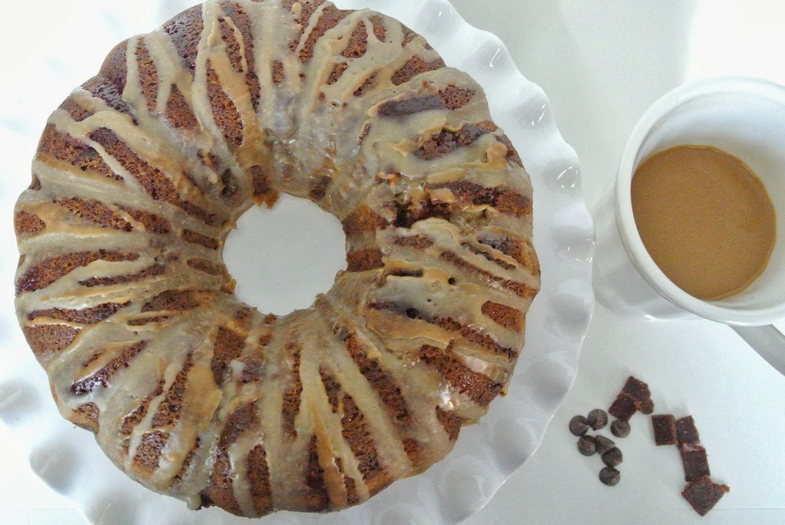 The Barbee Housewife Caramel Latte Bundt Cake