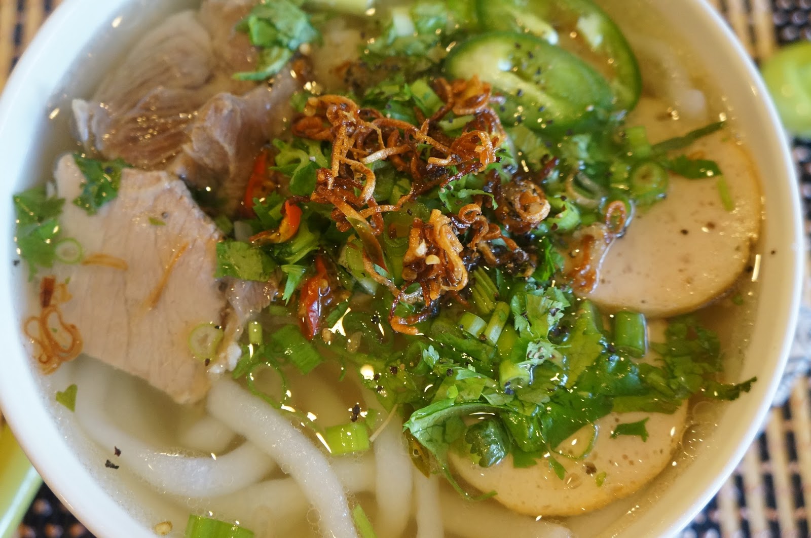 Gourmet by Kat Vietnamese Udon noodle soup (Banh Canh Gio Heo)