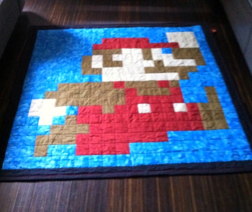 Super Mario Brother Quilt - Free Pattern