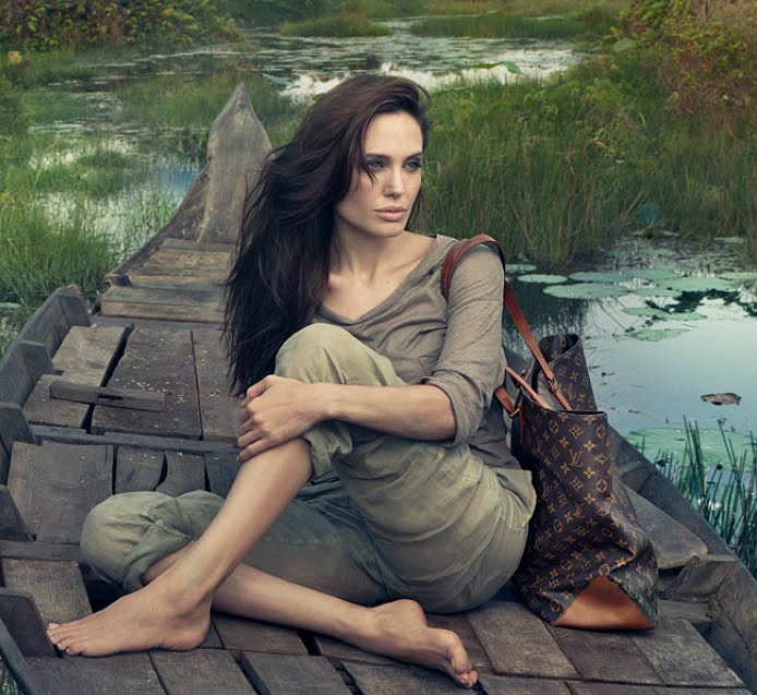 In LVoe with Louis Vuitton: Angelina Jolie