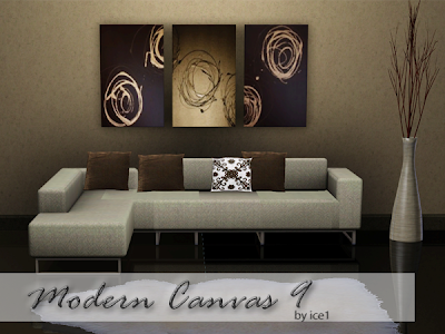 Set of 10 Modern Canvas's Brown+and+Gold+Circles+Modern+Canvas+9+-+Copy