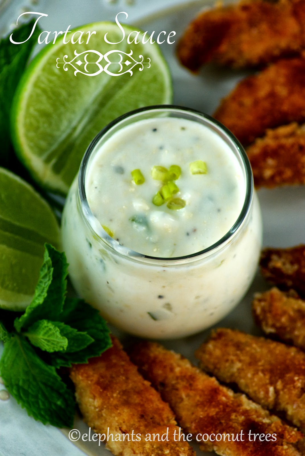 elephants and the coconut trees Fish sticks with tartar sauce / Fish fingers / Panko crusted
