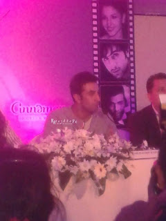 Ranbir Kapoor, Anushka & Anurag at the Bombay Velvet conference in Sri Lanka