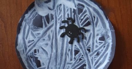 Because I Said So (and Other Mommyisms): Marble-Painted Spider Web Craft