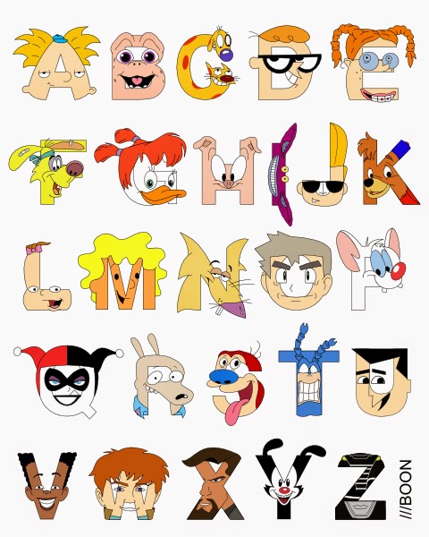 Alphabet 90s child mike baboon deviantart tv alphabets 00s doodle print lettering fonts graffiti typography choose Mike BaBoon Design: Child of TV Alphabets