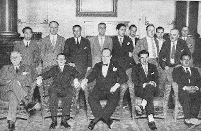 Participantes en el Torneo Internacional de Ajedrez de Madrid 1934