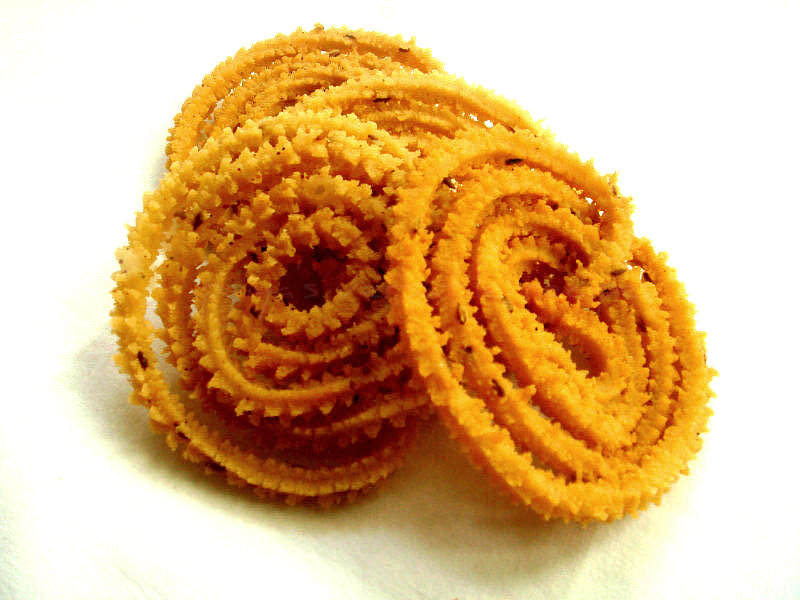 Priya's Versatile Recipes Barley Murukku & Diwali Wishes
