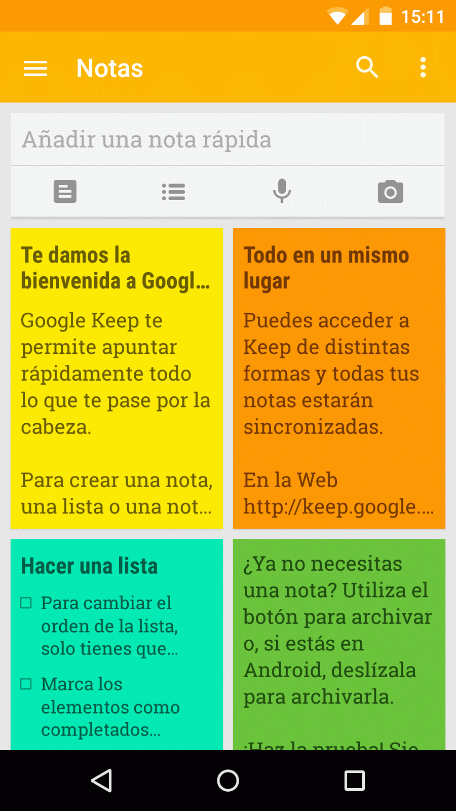 Vista de las Notas keep.- Inicio.gif