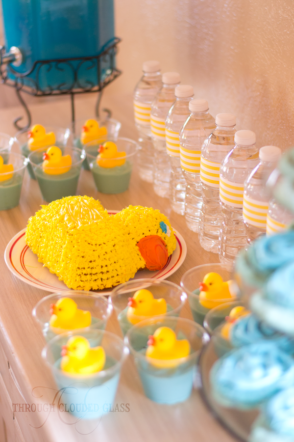 Rubber Duck Birthday Party Through Clouded Glass
