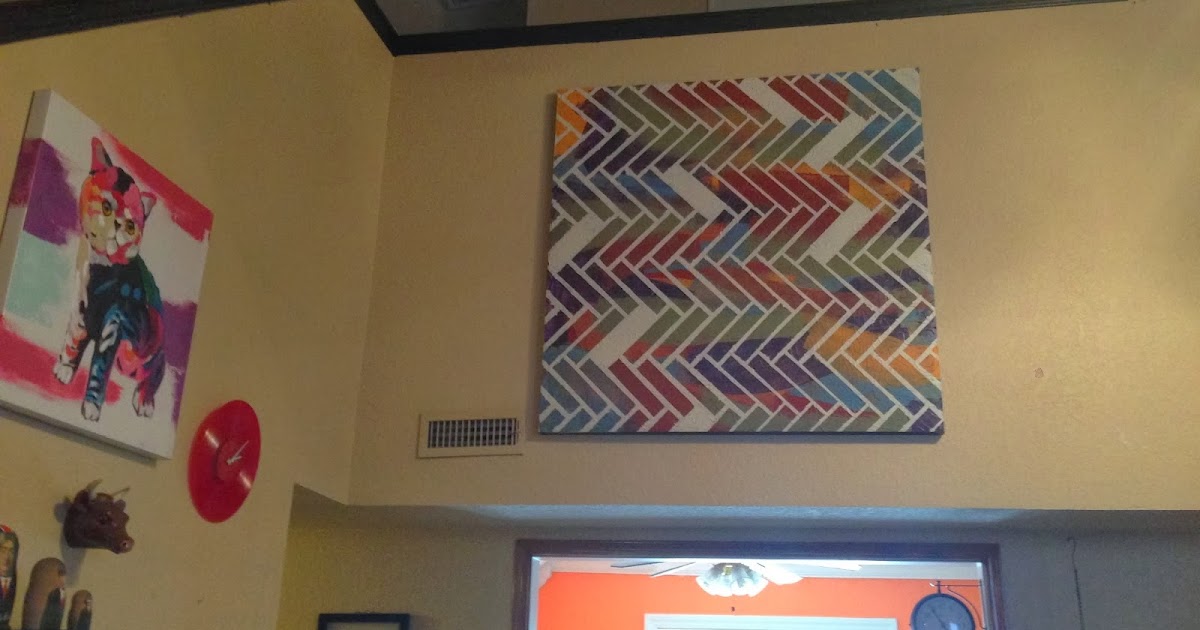 Super Cool Textured Wall Art DIY Tutorial! | Bluffit