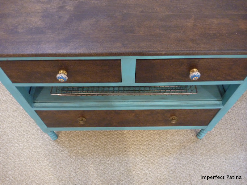 Imperfect Patina Old Spindle Dresser Redo