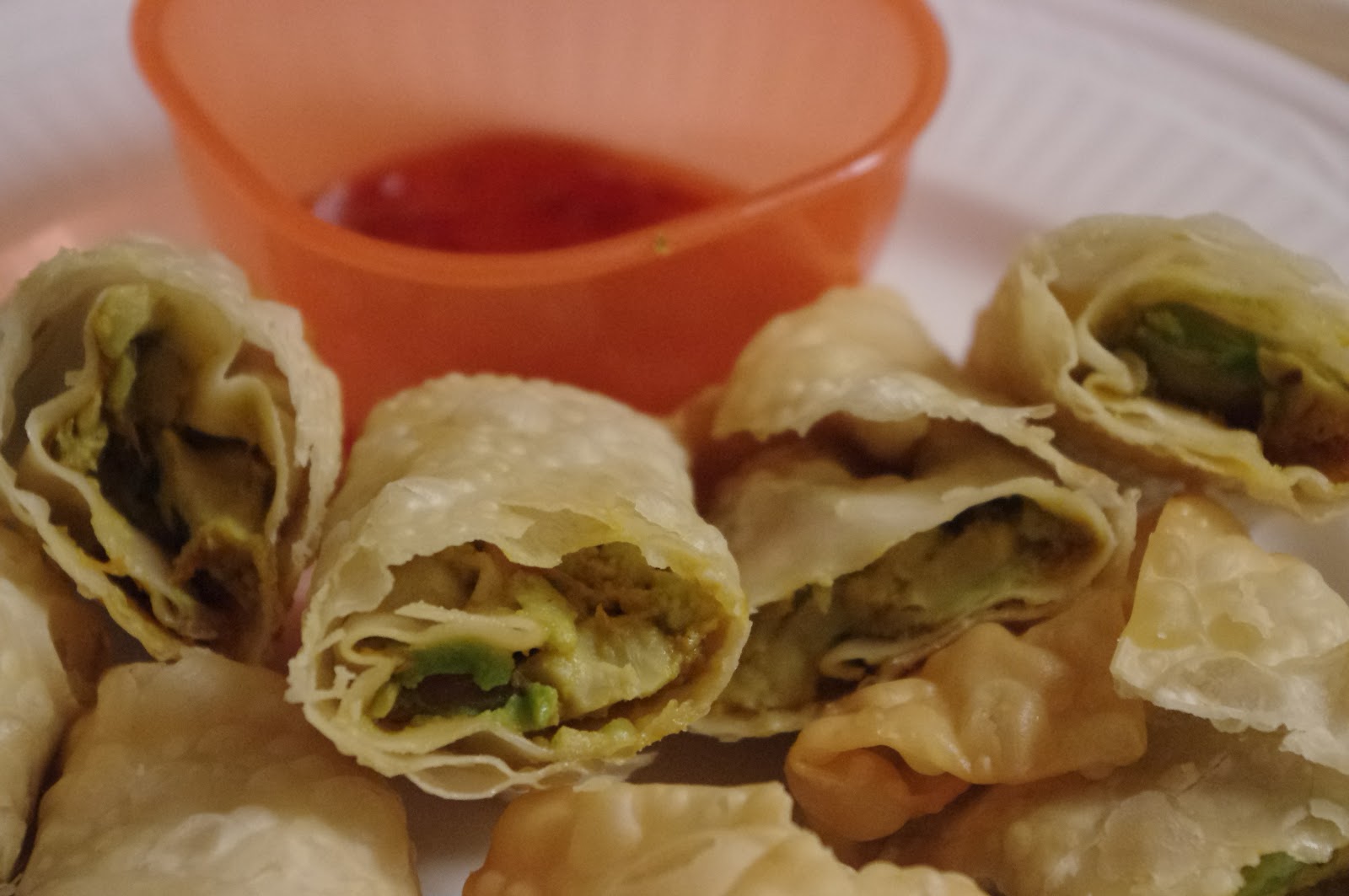 Little Kitchen, Lovely Food. Avocado Egg Rolls