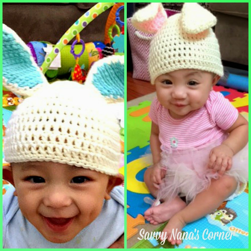 DIY Crochet Twin Bunny Hat & Diaper Cover Sets - FREE ...