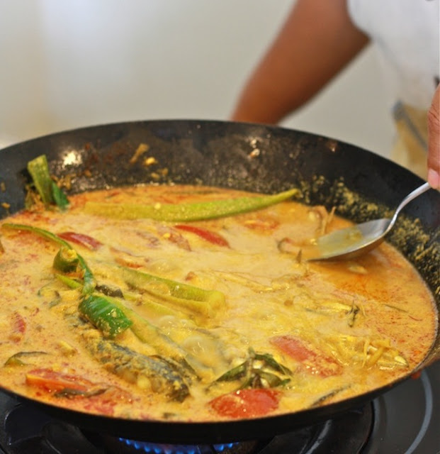 Malaysian style fish curry
