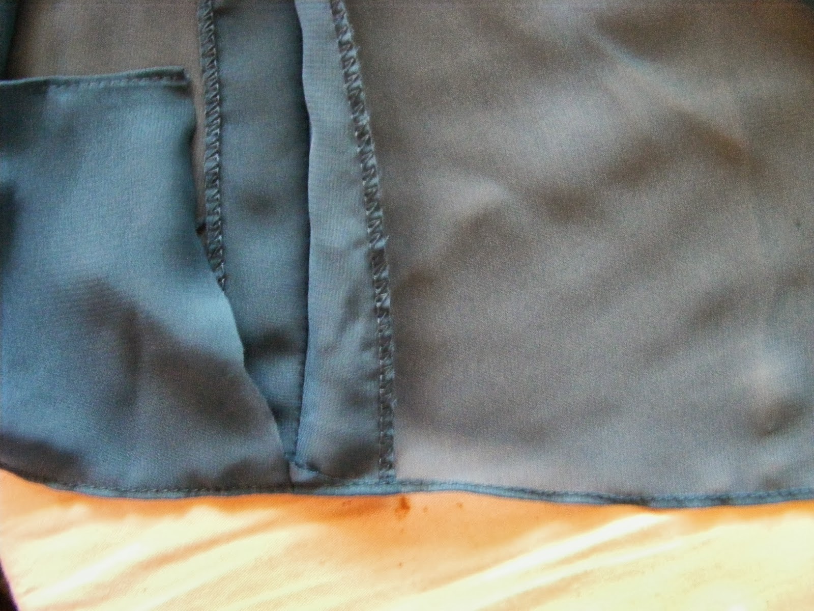 How to Hem Chiffon the Easy Way {needle and thREAD}