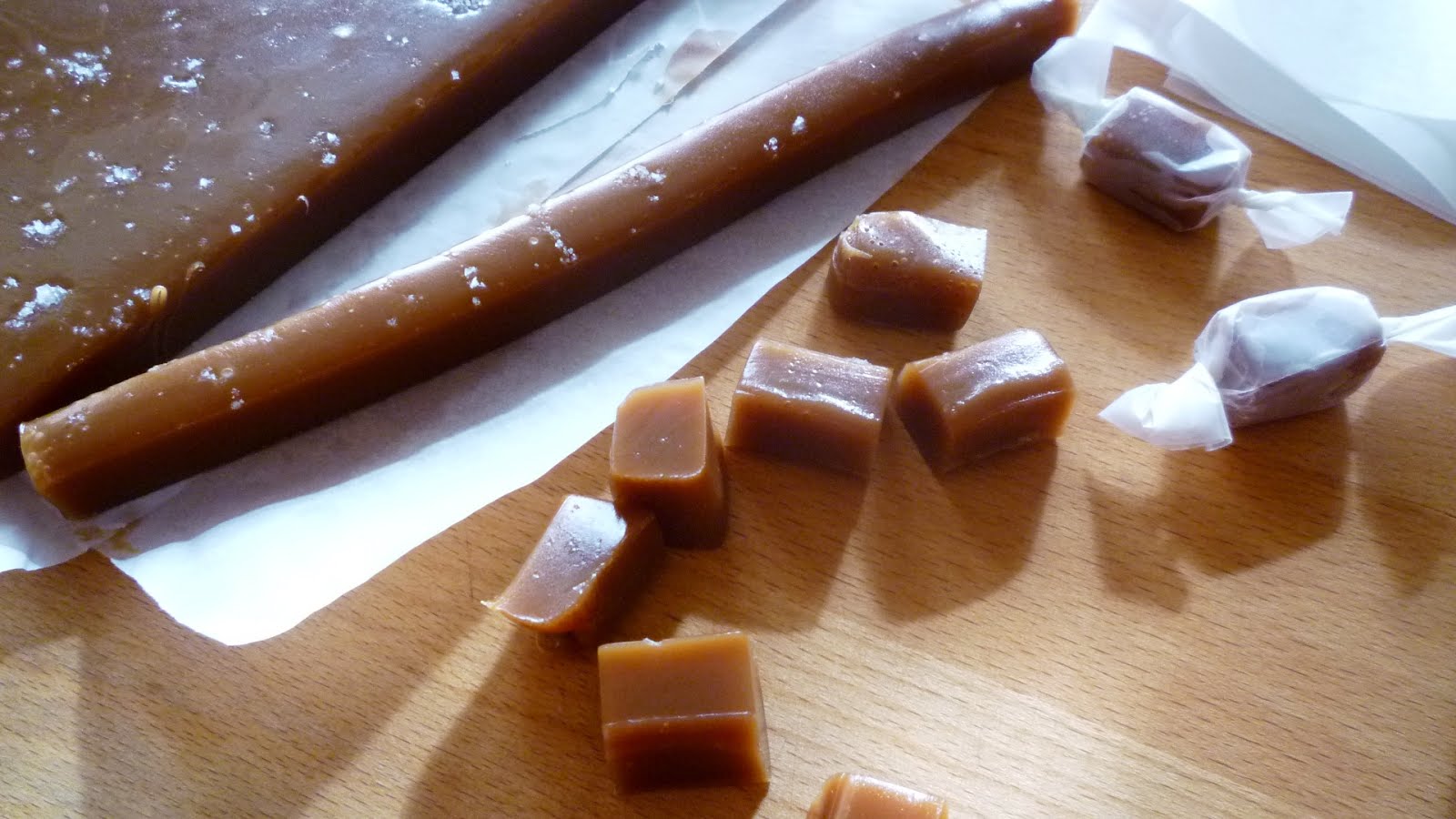 For Love of the Table Honey & Sea Salt Caramels