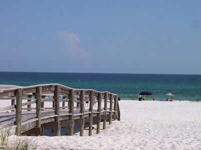 warm beach with white sand Florida