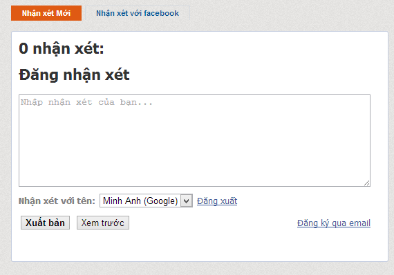 Cách tạo tab phần nhận xét cho blogspot - Comment dạng tab Cách tạo tab phần nhận xét cho blogspot - Comment dạng tab