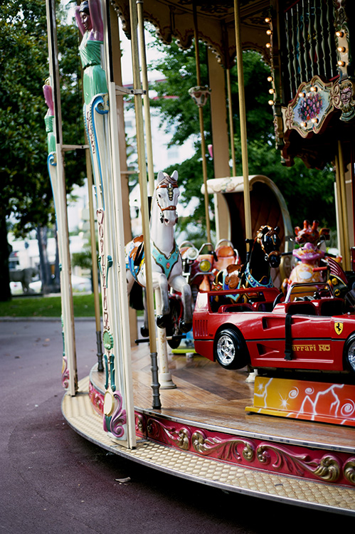 carousel in Cannes, France