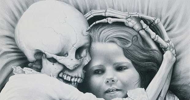 beautiful gothic illustration - da men magazine