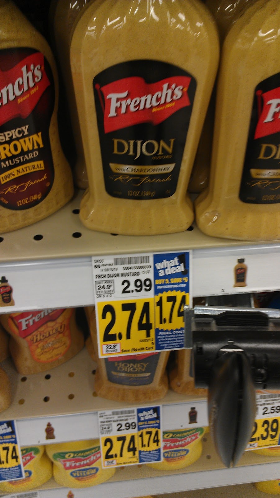 My Memphis Mommy Kroger French's Dijon Mustard 0.24