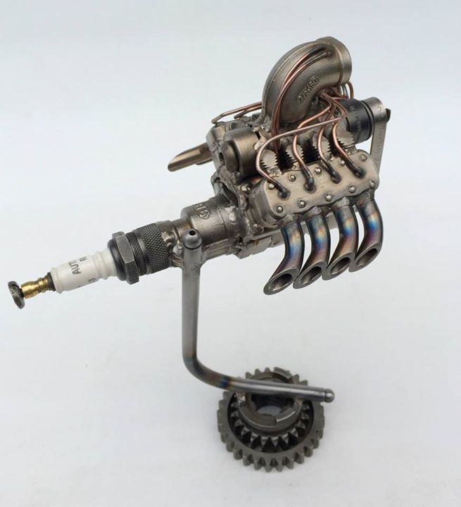 Part Of Art : Just a car guy parts art and trophys by shane martin